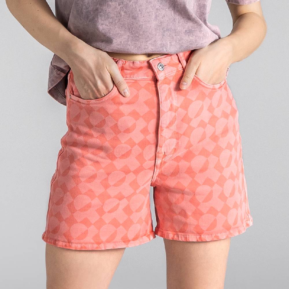 LIVING CRAFTS BONTJE - Jeans Shorts - Coral Jubiläumsangebot
