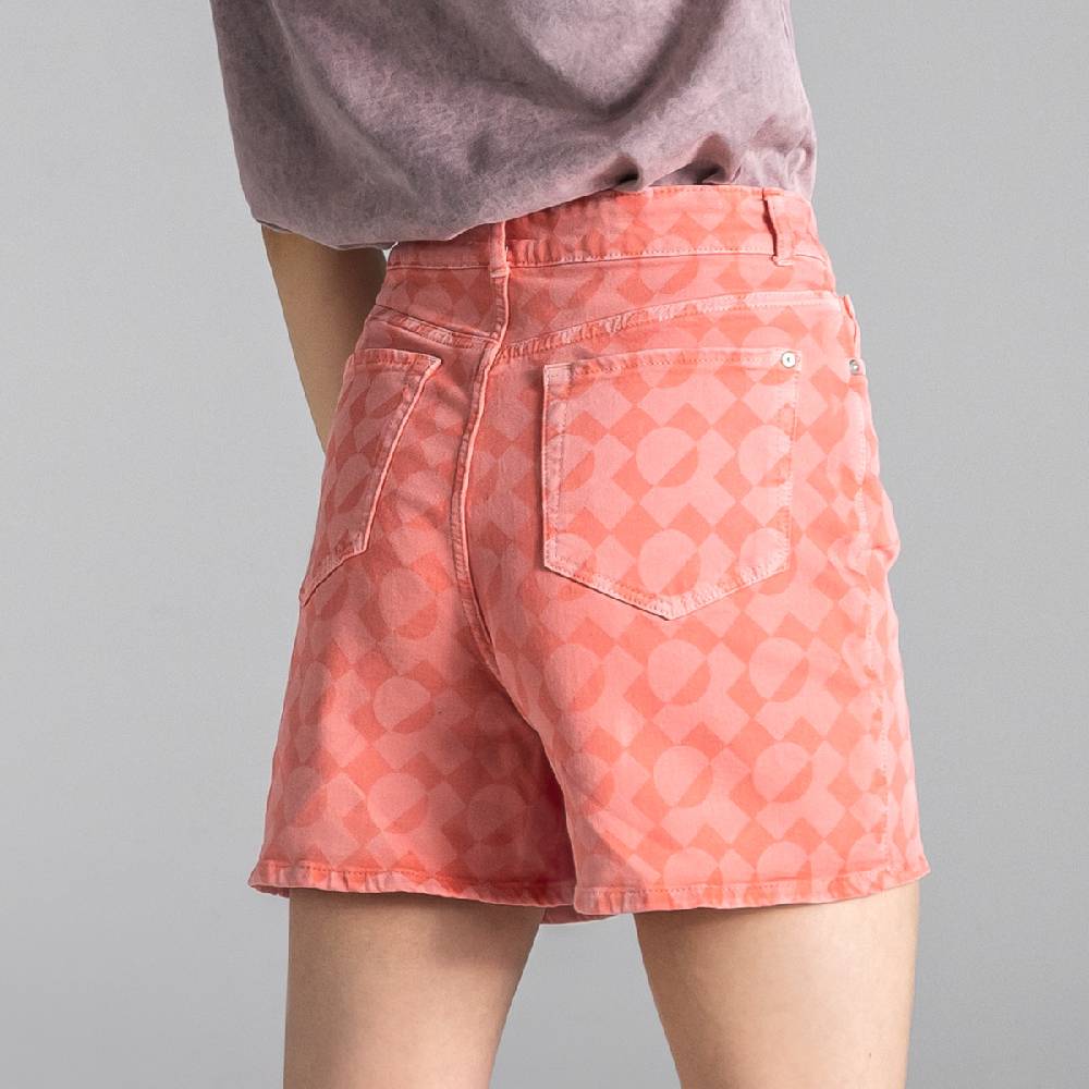 LIVING CRAFTS BONTJE - Jeans Shorts - Coral Jubiläumsangebot