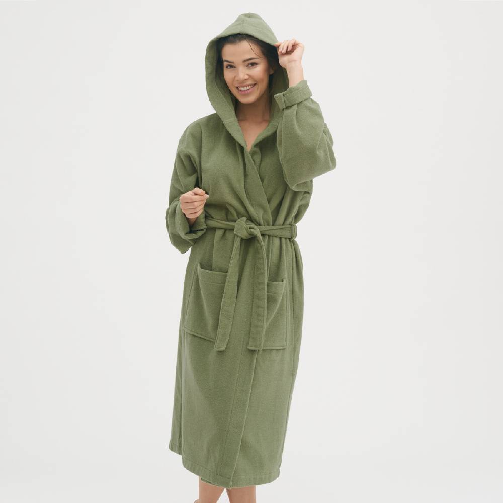 LIVING CRAFTS ORLANDO - Bademantel - Khaki Saisonale Angebote