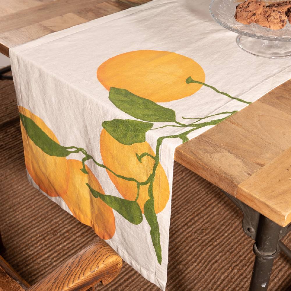 LIVING CRAFTS OREGANO - Tischläufer - Orange Wochenangebot