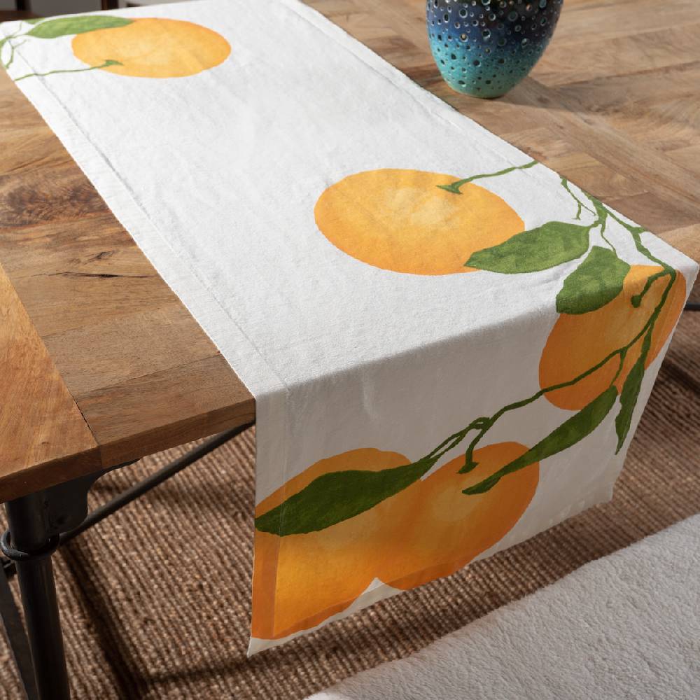 LIVING CRAFTS OREGANO - Tischläufer - Orange Wochenangebot