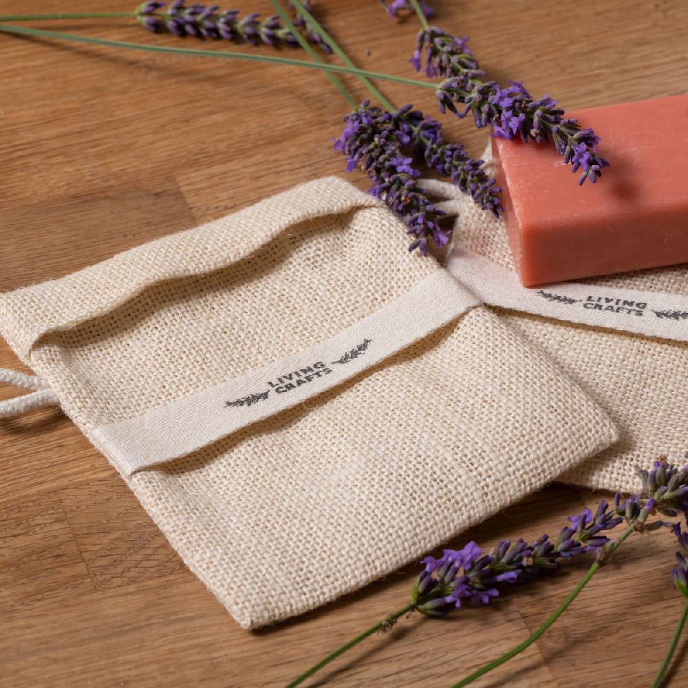 LIVING CRAFTS MATERA - Seifensäckchen, 2er Pack - Natural Neueste Stile