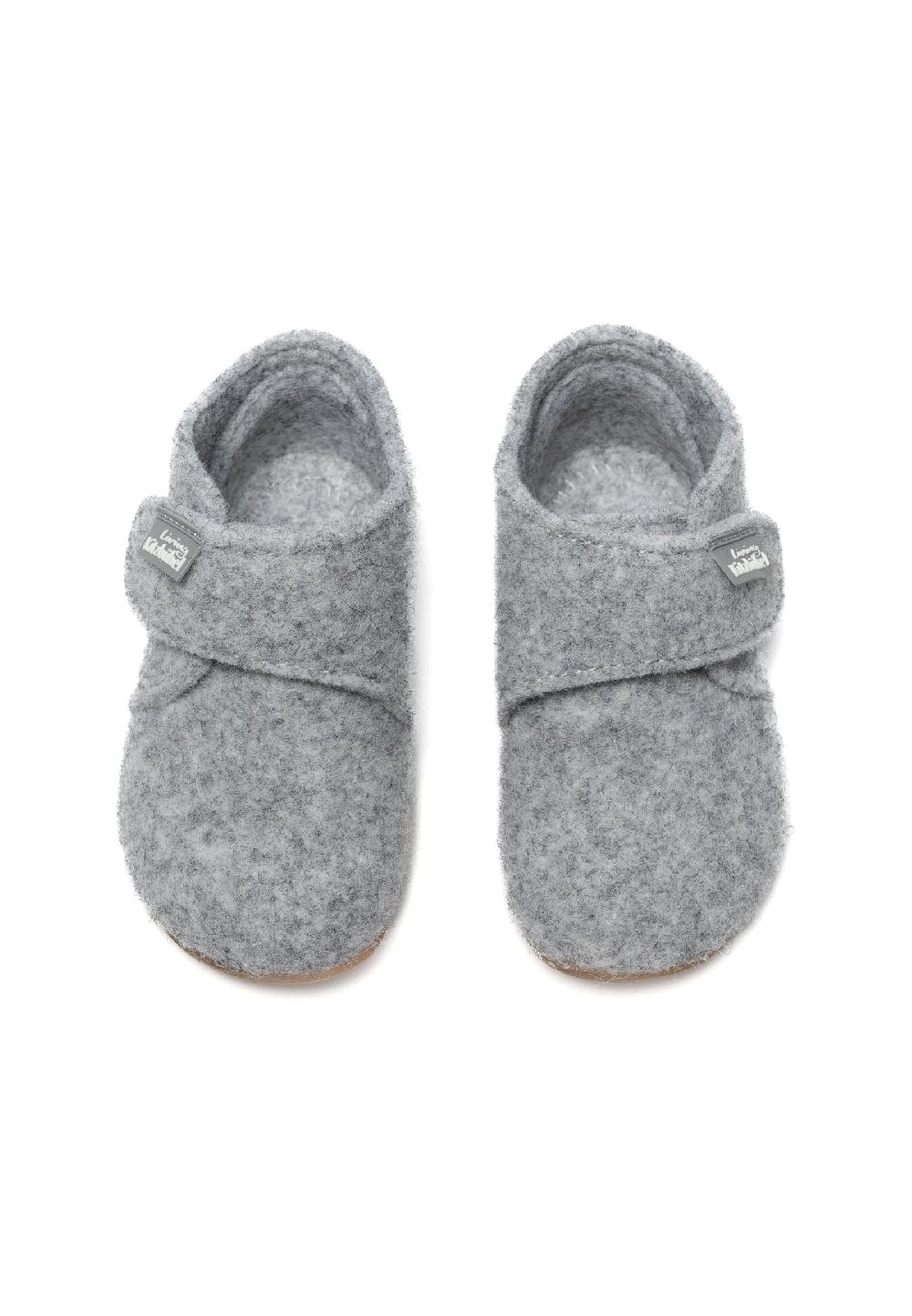 Living Kitzbühel Babyklettschuh Filz unifarben Online Outlet