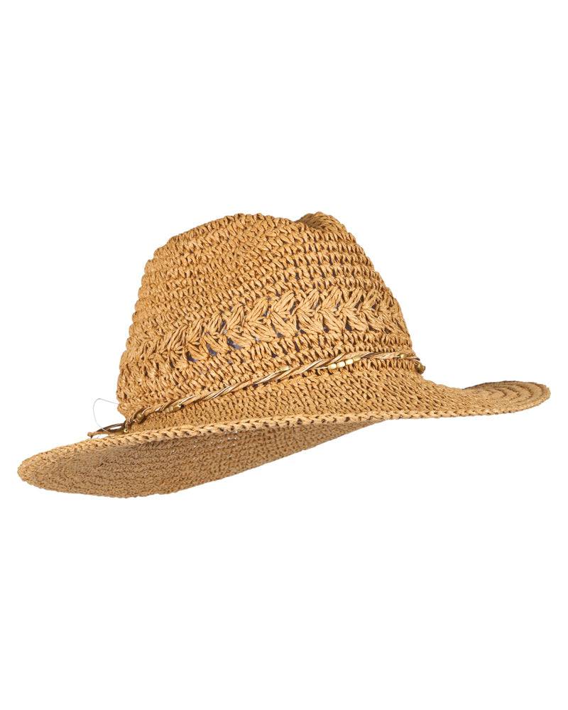 Loevenich gehäkelter Fedora Hut-Kamel Tägliche Deals