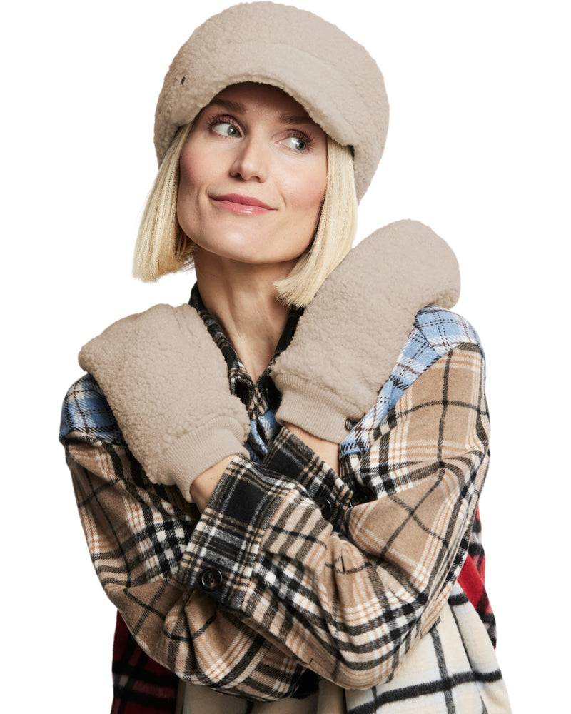 Loevenich Teddy Fäustlinge - Beige Letzter Tag