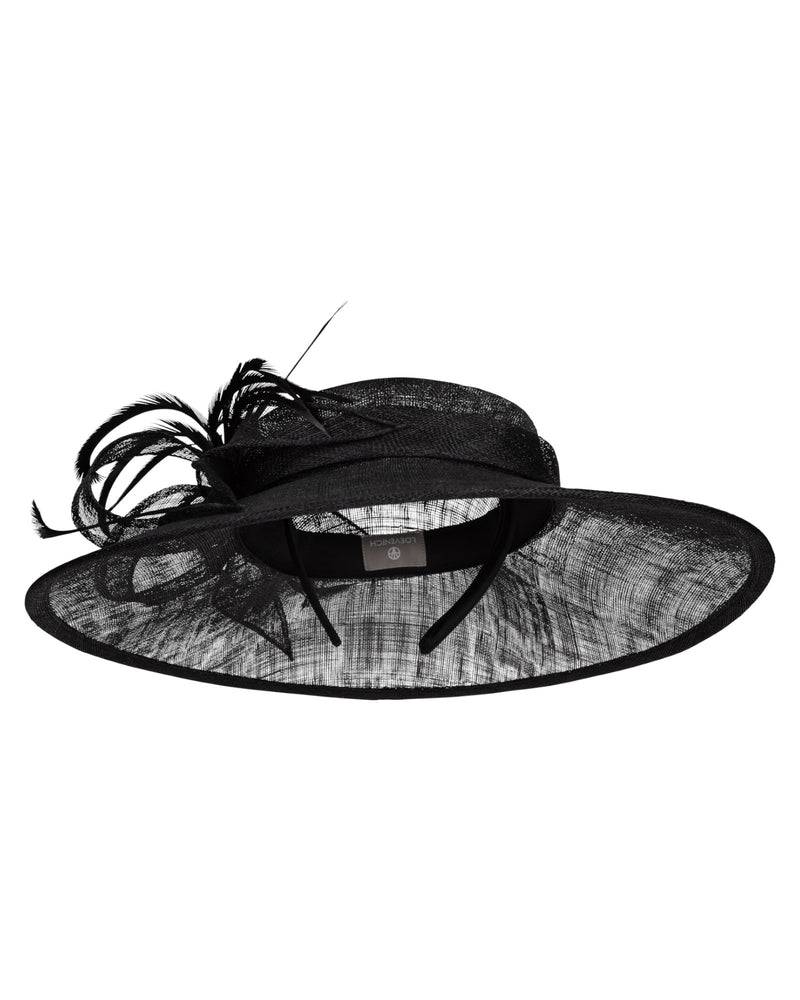Loevenich Sinamaye Fascinator-Schwarz Speichern exportieren