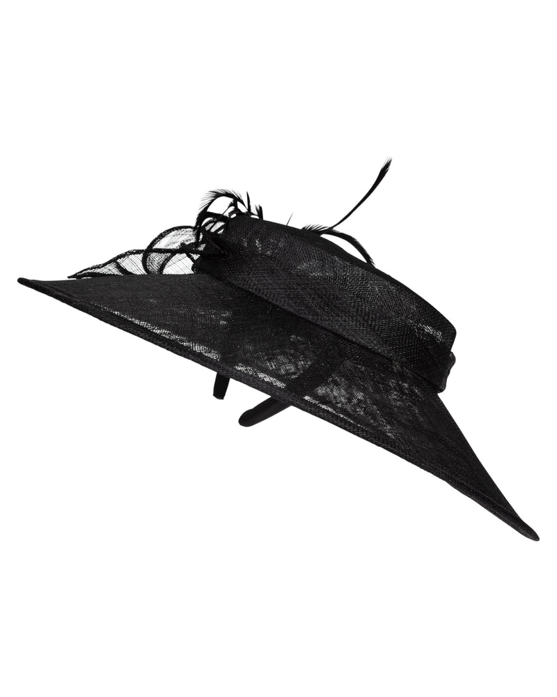 Loevenich Sinamaye Fascinator-Schwarz Speichern exportieren