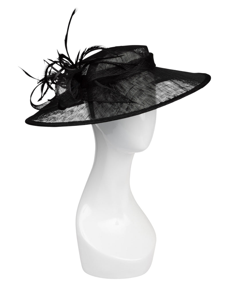 Loevenich Sinamaye Fascinator-Schwarz Speichern exportieren