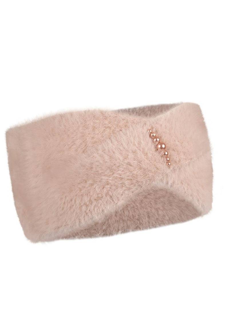 Loevenich Stirnband mit Perlen - Beige Schlussverkauf