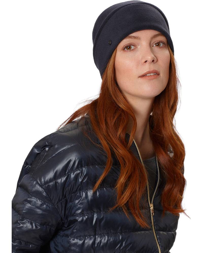 Loevenich Beanie aus PolarSoft® Fleece - Marine Fabrikpreis