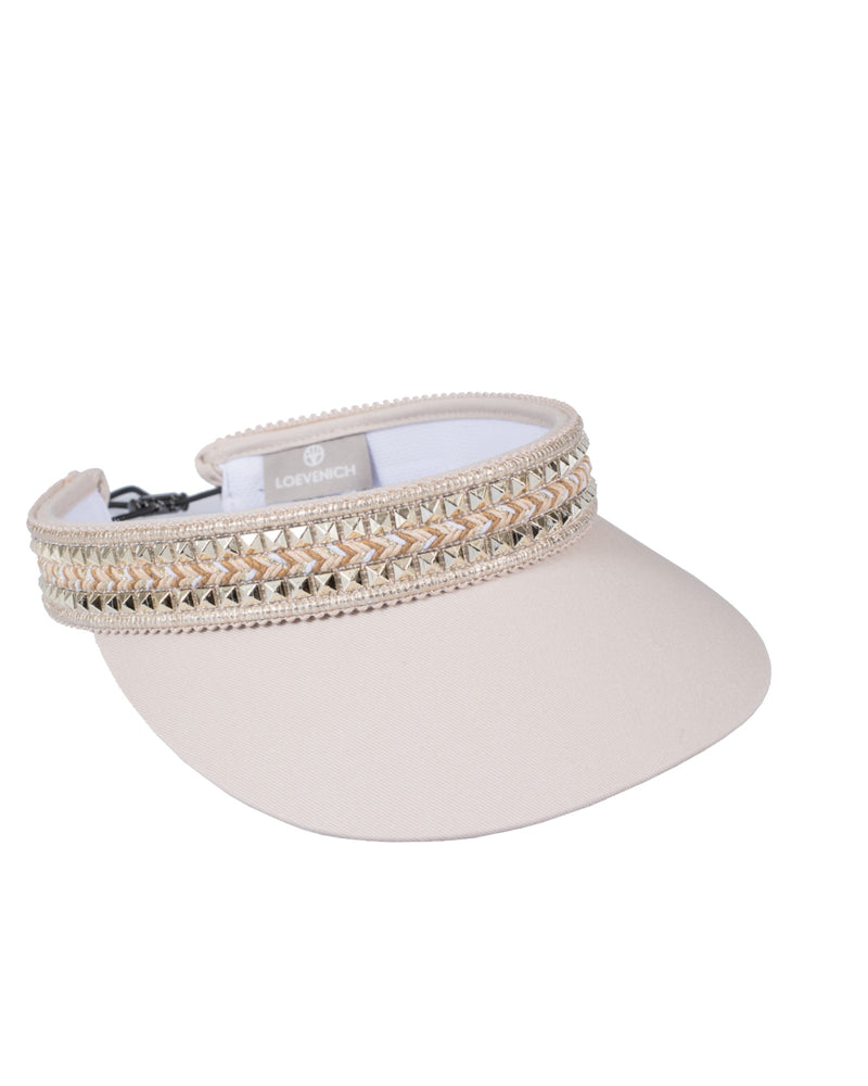 Loevenich Visor mit Nieten-Garnitur - Sand Exklusivangebot