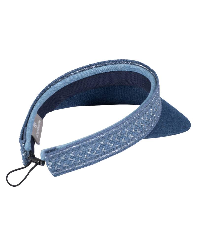 Loevenich Visor mit Flechtband-Multi Denim Preisnachlass