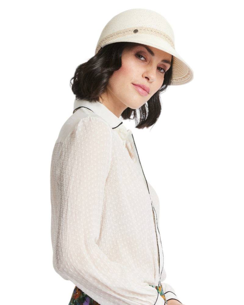 Loevenich Baseball Cap aus softer melange Papierborte-Creme-Natur Cyber Monday