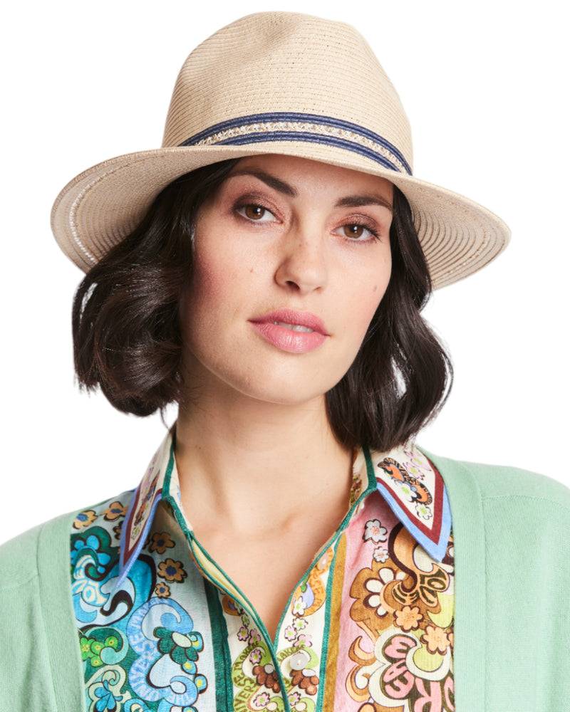 Loevenich Fedora-Natur-Blau Weihnachtsangebot