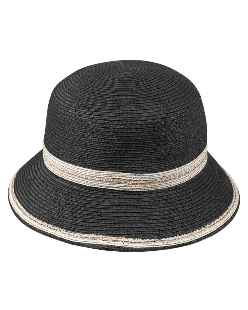 Loevenich kleiner Bucket Hut-schwarz-creme Vatertagsangebot