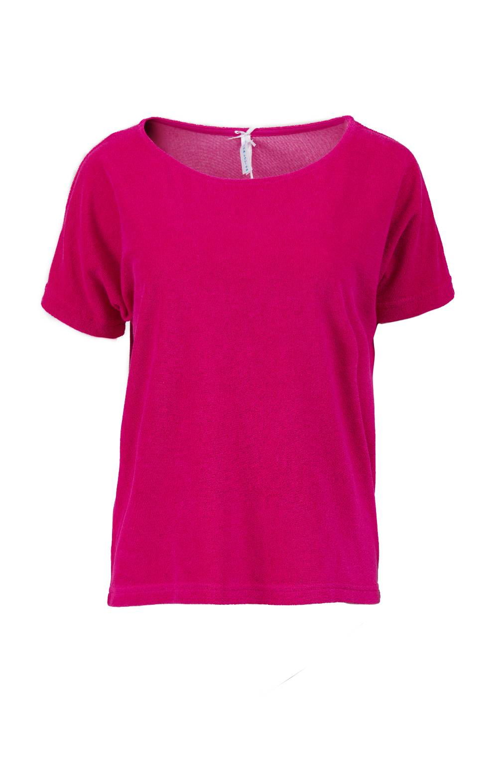 Louis & Louisa Shirt Frottee Oversize kurzarm, fuchsia Fabrikpreis