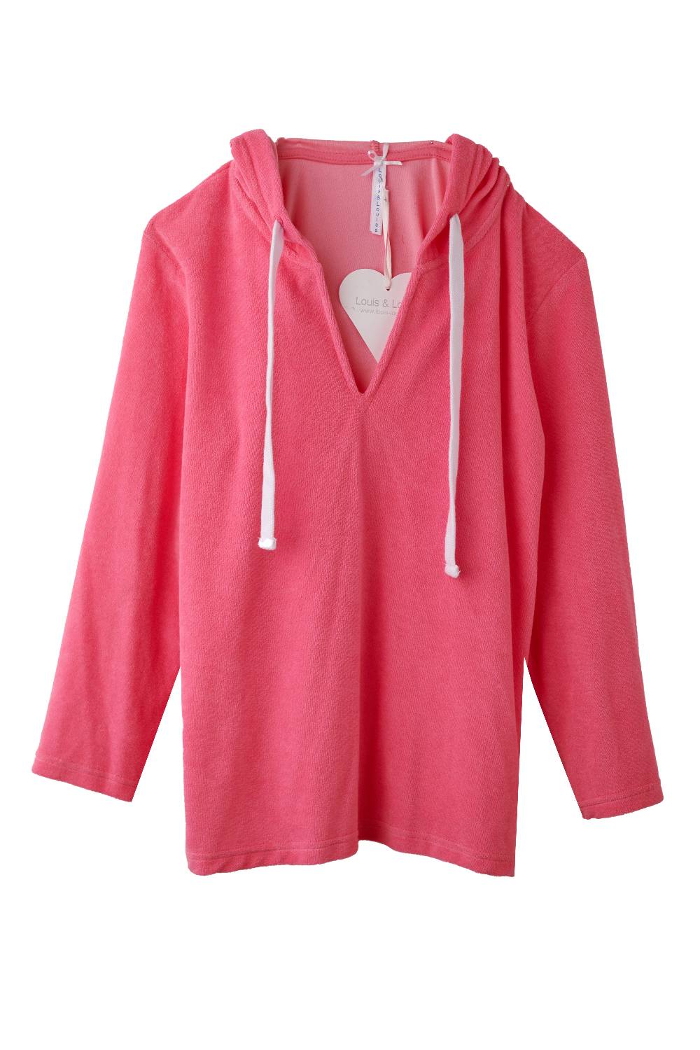 Louis & Louisa Hoody, pink Frottee Blitzverkäufe