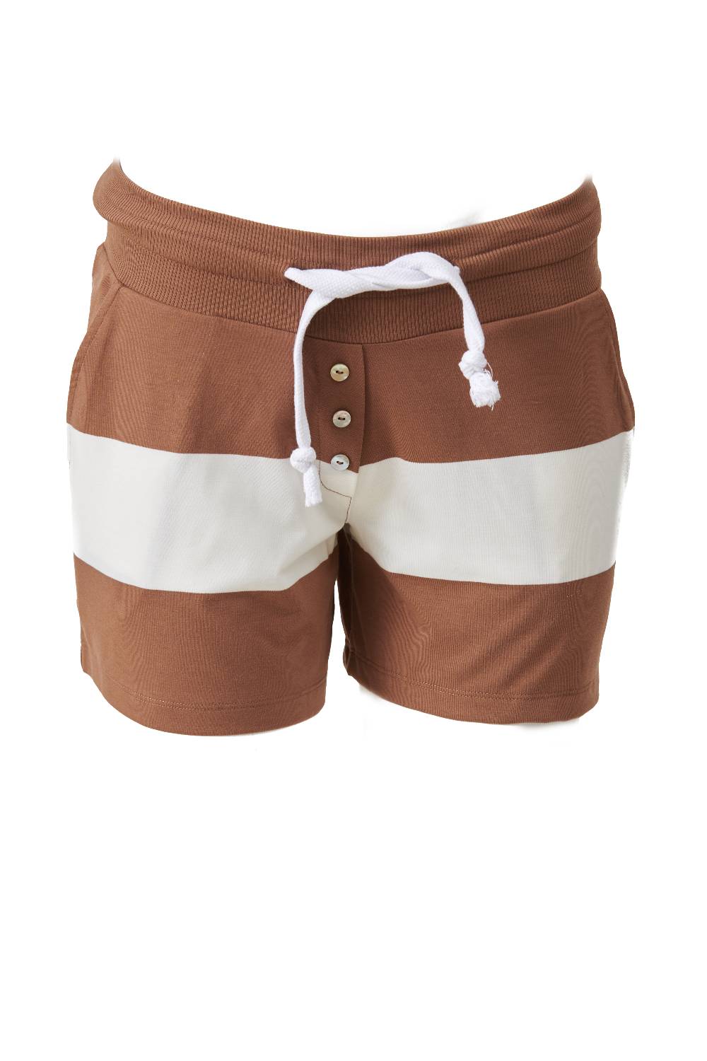 Louis & Louisa PURE Shorty, camel gestreift Online Outlet