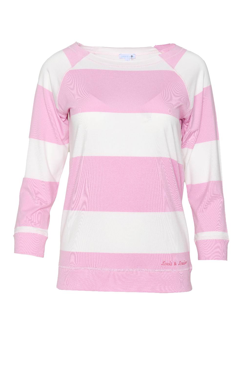 Louis & Louisa PURE Sweaty, rosa gestreift Bis zu 55% Rabatt