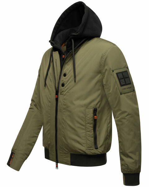 Marikoo Stone Harbour Hoobo Herren Bomber Jacke Begrenztes Angebot