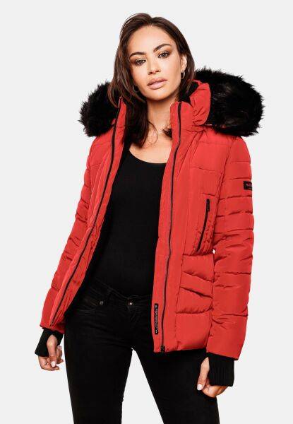 Marikoo Navahoo Adele Damen Winterjacke warm gefüttert Teddyfell Saisonschlussverkauf