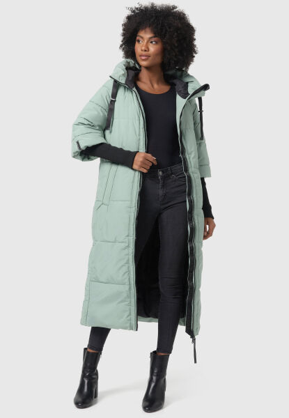 Marikoo Navahoo Ciao Miau Damen lange Winterjacke Vatertagsangebot