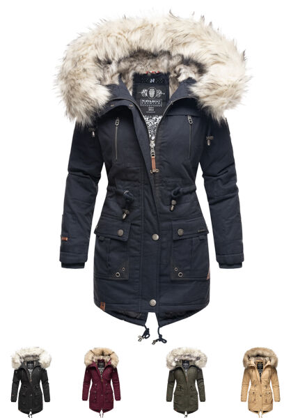 Marikoo Navahoo Honigfee Damen Parka Winterjacke Große Rabatte