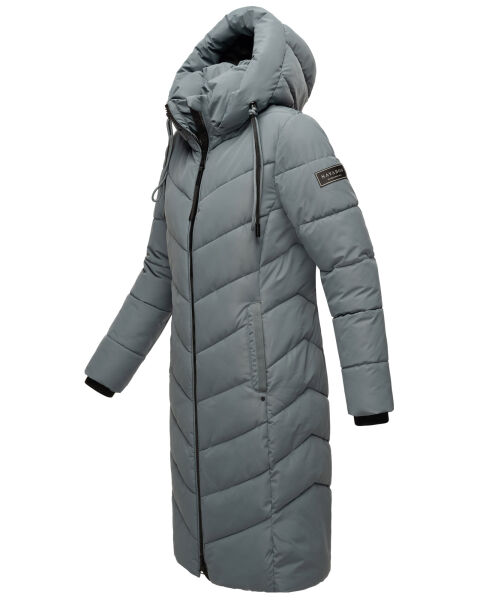 Marikoo Navahoo Sahnekatzi Damen lange Winter Steppjacke Tiefpreis