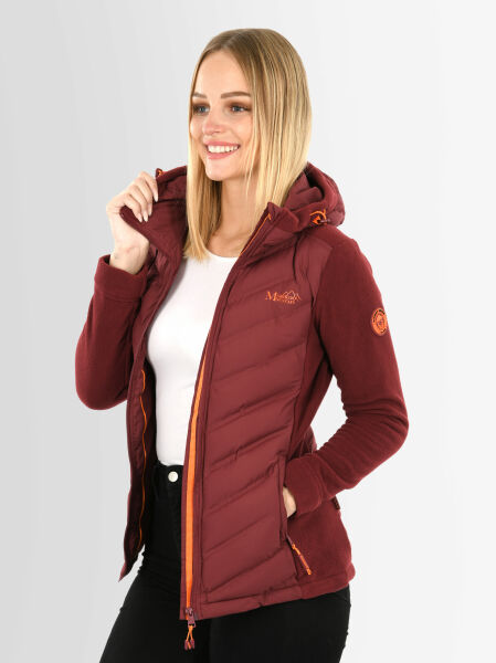 Marikoo Mountain Mount Haruna Damen Fleece Hybrid Jacke Wanderjacke Vierteljährliche Förderung