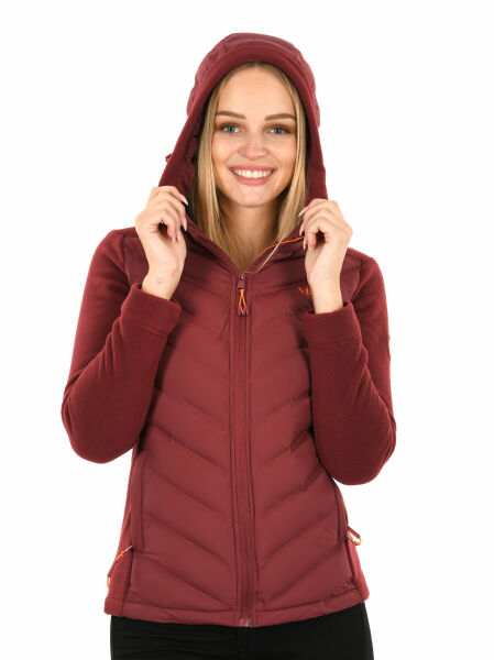 Marikoo Mountain Mount Haruna Damen Fleece Hybrid Jacke Wanderjacke Vierteljährliche Förderung