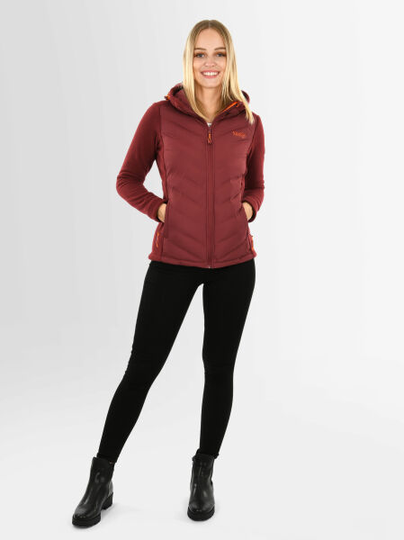 Marikoo Mountain Mount Haruna Damen Fleece Hybrid Jacke Wanderjacke Vierteljährliche Förderung