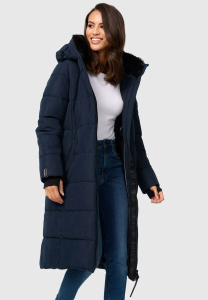 Marikoo Zuraraa lange Damen Winter Steppjacke Clearance-Verkauf