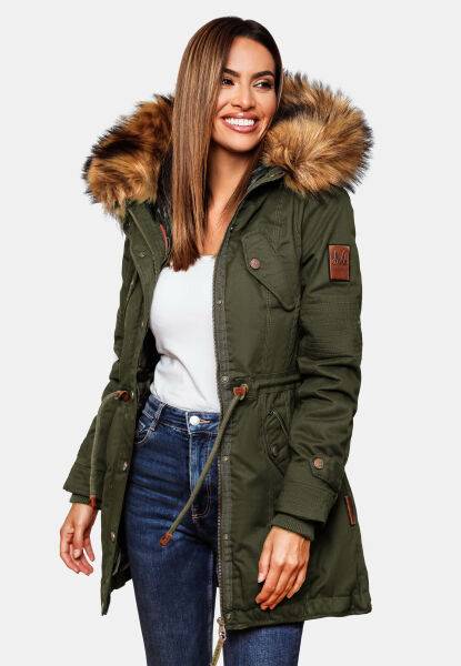 Marikoo La Viva Princess Damen Winterjacke mit Kapuze Begrenzt auf 3 Tage