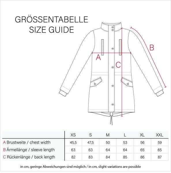 Marikoo Leilaniaa Damen Mantel Trenchcoat Wintermantel mit Kapuze Speichern exportieren