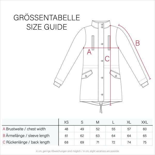 Marikoo Manolya-Sun Damen Parka Übergangsjacke Outlet