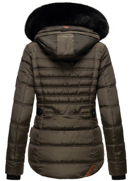 Marikoo Navahoo Melikaa Damen Winterjacke mit Kunstfellkragen & Kapuze Vatertagsangebot