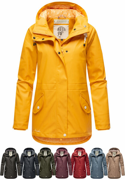 Marikoo Navahoo Oceans Heart gefütterte Damen Regenjacke Zeitlich begrenztes Angebot