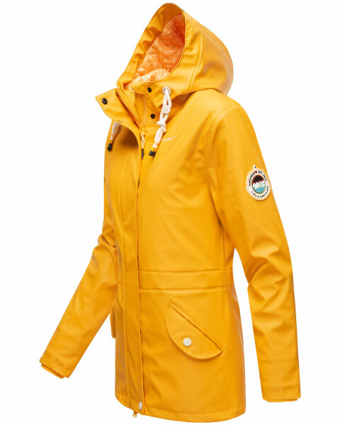 Marikoo Navahoo Oceans Heart gefütterte Damen Regenjacke Zeitlich begrenztes Angebot