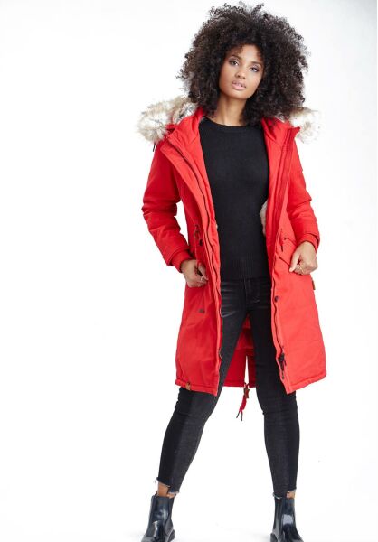 Marikoo Navahoo Kin-Joo Damen Parka Winterjacke Mit Kapuze Riesige Ersparnisse