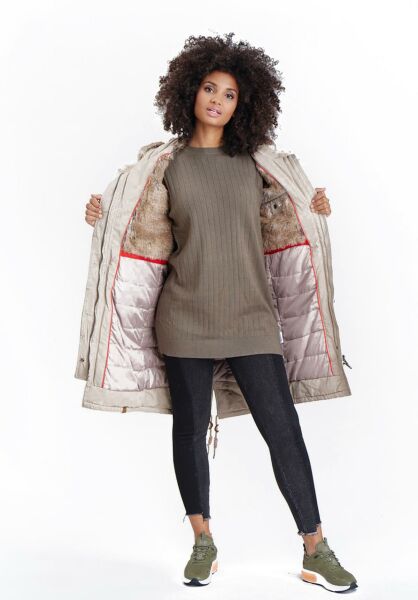 Marikoo Navahoo Kin-Joo Damen Parka Winterjacke Mit Kapuze Riesige Ersparnisse