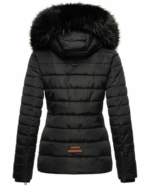 Marikoo Navahoo Wisteriaa Damen Winter Steppjacke mit Kapuze und Fellkragen Super Rabatt