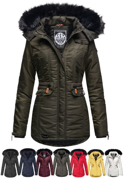 Marikoo Navahoo Schätzchen Damen Jacke mit Teddyfell im Angebot