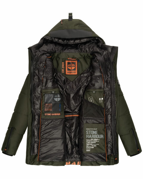 Marikoo Stone Harbour Mitjaa Herren Winter Jacke Parka Großer Ausverkauf