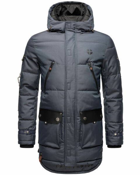 Marikoo Stone Harbour Tahaa Herren Winterjacke / Winterparka Saisonschlussverkauf