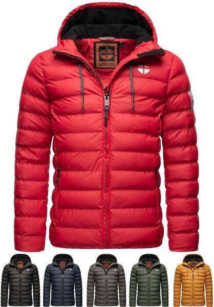 Marikoo Stone Harbour Zaharoo wasserdichte Herren Regen Steppjacke Valentinstagsangebot