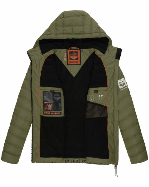 Marikoo Stone Harbour Zaharoo wasserdichte Herren Regen Steppjacke Valentinstagsangebot