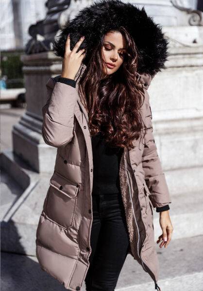 Marikoo Navahoo Cosimaa Damen Parka Winterjacke mit Regenschirm und Tragetasche Top Angebot