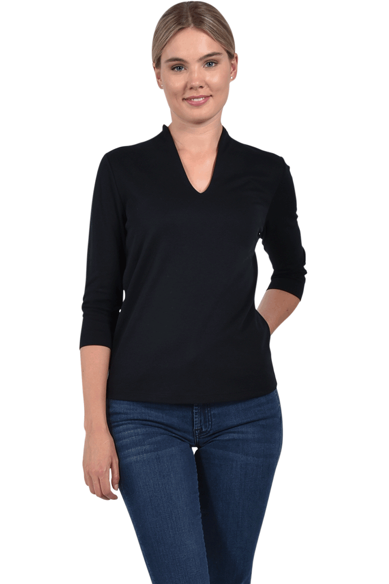 EFIXELLE Kelchkragenshirt aus Baumwolle von EFIXELLE Fabrikpreis