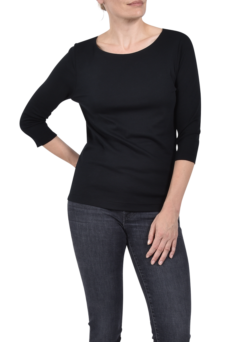 EFIXELLE Baumwollshirt mit U-Boot-Ausschnitt von EFIXELLE Osterangebot