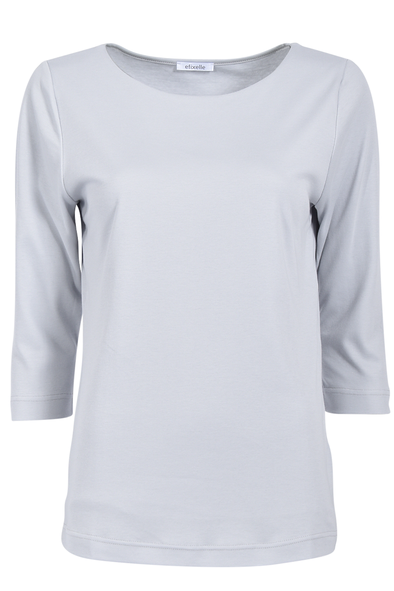 EFIXELLE Baumwollshirt mit U-Boot-Ausschnitt von EFIXELLE Muttertagsangebot